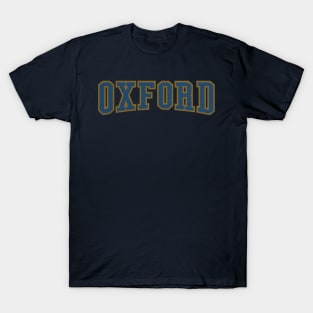 oxford typography with halftone effect T-Shirt